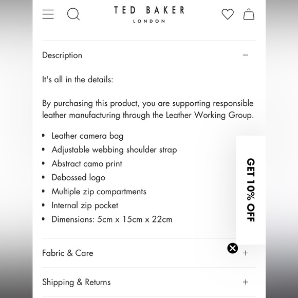 EUC Ted Baker Crossbody Bag - Picture 14 of 14